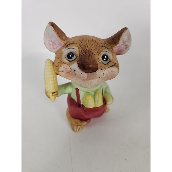 HOMCO Vintage Harvest Country Mouse Figurines - Set of 2/PAIR  #5601 TAIWAN - Picture 3 of 16